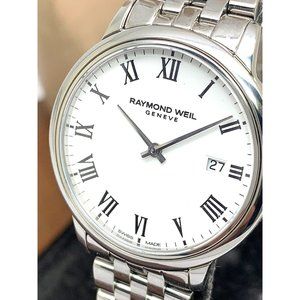 Raymond Weil Women's Watch 5985-ST-00300 Roman White Dial Swiss Quartz 2…